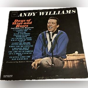 💙 Andy Williams Days of Wine & Roses Vinyl Album
